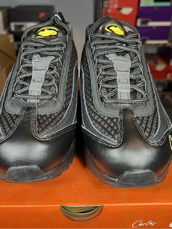 Size 10 - Men\'s Corteiz x Nike Air Max 95 SP Honey Blacks FB2709-003 & Dust Bag